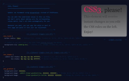 20 de generatoare Css3 care vor face viața mai ușoară pentru designer