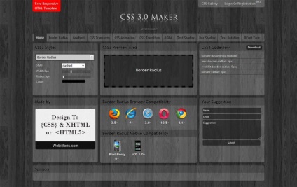 20 de generatoare Css3 care vor face viața mai ușoară pentru designer