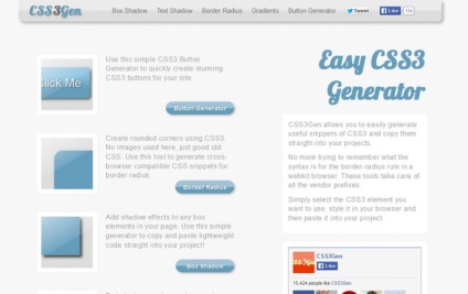 20 de generatoare Css3 care vor face viața mai ușoară pentru designer