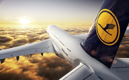 Site-ul oficial al Lufthansa în limba rusă