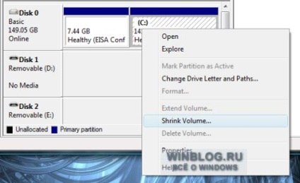 Schimbarea securizată a partițiilor de hard disk în Windows Vista - articole despre ferestrele Microsoft