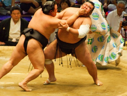 Sumo wrestling - cele mai neobișnuite sporturi