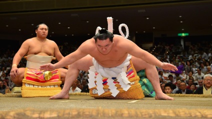 Sumo wrestling - cele mai neobișnuite sporturi