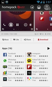 Buzz lansator pentru Android - libertatea de alegere și varietatea în design! Apps - droidtune -