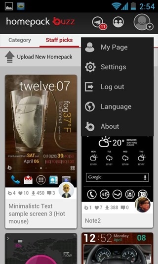 Buzz launcher for android - a választás szabadsága és a különböző design! Alkalmazás - droidtune -