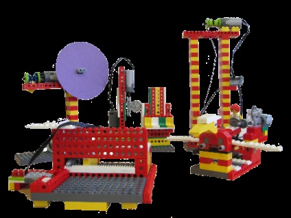 Scopul proiectului este de a crea un model de funcționare a parcului de distracții pe baza designerului lego wedo