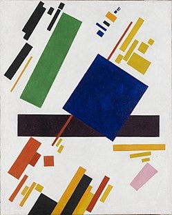 Pătrat negru și roșu al lui Malevich nu este o ghicitoare de broderie cu cusături încrucișate