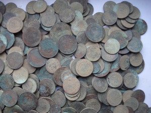 Curățarea monedelor de cupru