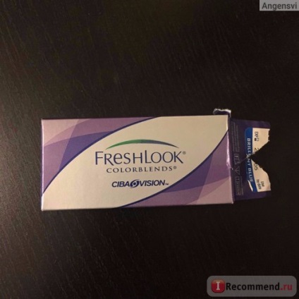 Color lentile de contact ciba vision freshlook colorblends - 