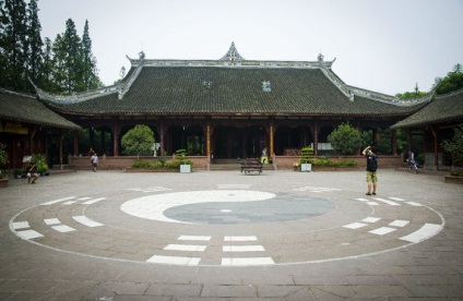 Taoist templu de oi de bronz qingyang (templu de capră verde), operator de turism în Tibet nou mod