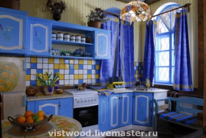Decoupage a konyhában, design, fotó, videó