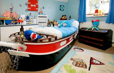 Cameră pentru copii în stil pirat - aventură la domiciliu!