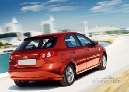 Proiectare, putere și consum de combustibil pentru modelul Chevrolet Lacetti