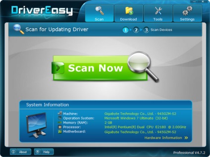 Drivereasy pro în rusă - instalare automată a driverului