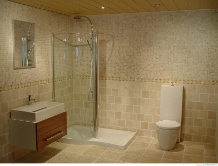 Sala de duș în baie - modele moderne, elegante, confortabile, interioare