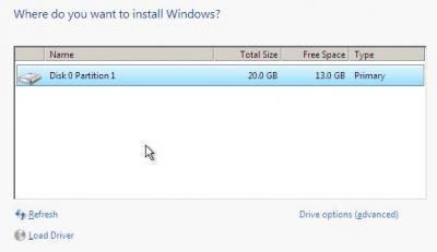 Double de încărcare Windows Vista și XP (Windows Vista instalat primul)