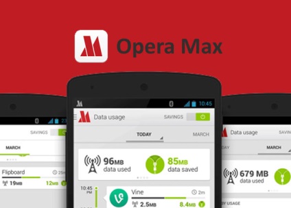 Salvarea traficului pe Android cu Opera max