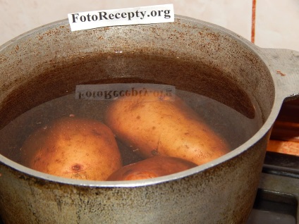 Cartofi umpluți cu umplutură în cuptor modul de gătire - pas cu pas rețete de feluri de mâncare cu o fotografie în