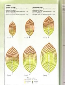 Dahlia din margele de master-class cu pas-cu-pas fotografii si diagrame