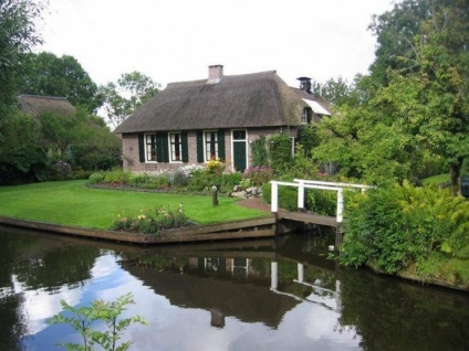 Giethoorn falu, ahol nincsenek utak