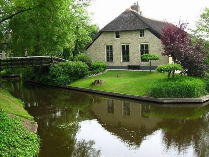 Giethoorn falu, ahol nincsenek utak