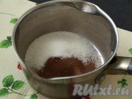 Glaze din lapte condensat și cacao - rețetă cu fotografie