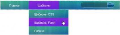 Meniuri pregătite pentru site-ul de pe css și jquery