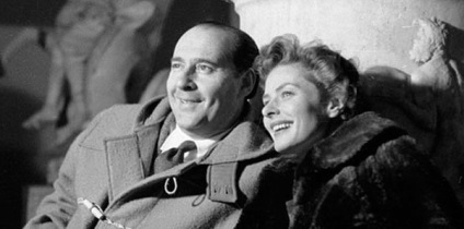 Ingrid Bergman és Roberto Rossellini