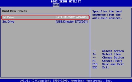 Descărcați de pe unitatea USB sau cd