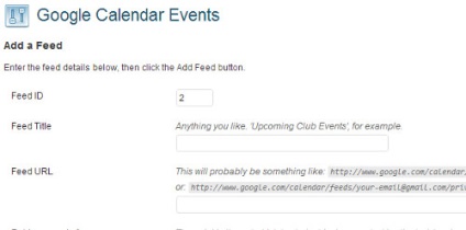 Cum de a adăuga calendarul google la wordpress, amoseo