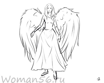 Cum să desenezi un înger anime în etape și în creion - cum să desenezi o fată de înger dintr-un anime în pași
