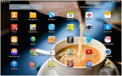 Cum se utilizează designul tabletelor Samsung Galaxy Note, caracteristici generale
