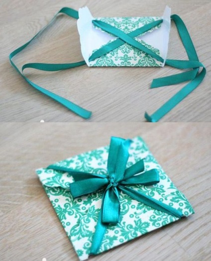 Hogyan tegyük egy ajándék boríték papír saját kezűleg
