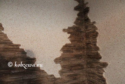 Piatra cu tapet lichid, studioul de arta natalya kobzeva
