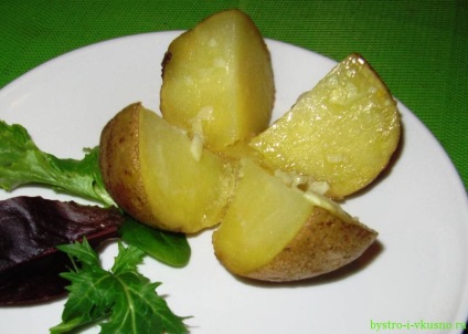 Héjában sült krumpli, sült fólia, gyors és ízletes