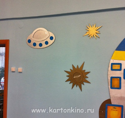 Colț de clasă spațială de la constructorul de rachete din Magnitogorsk