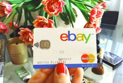 Card de credit Ebay