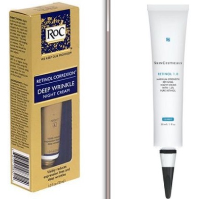 Crema de față cu retinol