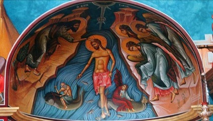 Botezul, așa cum se întâmplă, sosirea bisericii în cinstea acoperirii Sfintei Fecioare Maria de Tuberchev