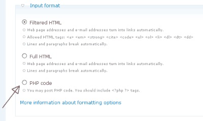 În cazul în care introduceți codul de fragmente prezentate pe acest site, drupal în întrebări și răspunsuri