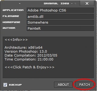 Egyszerű telepítési utasításokat az Adobe Photoshop CS6