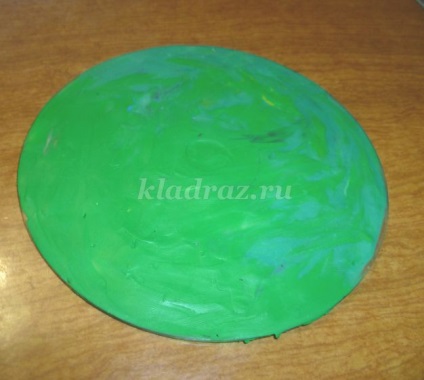 Colectarea padurilor din plasticina pentru copiii de 5-7 ani