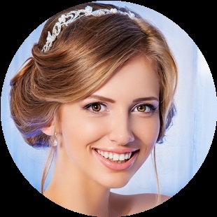 Maria, egy esküvői stylist a legmagasabb kategóriában