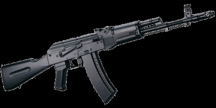 Macheta masivă a puștii de asalt Kalashnikov (ak74)