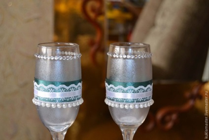 Mester Esküvői pohár bor a kezüket - Fair Masters - kézzel készített, kézzel készített