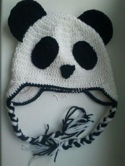Master-clasă - pălării de tricotat-panda