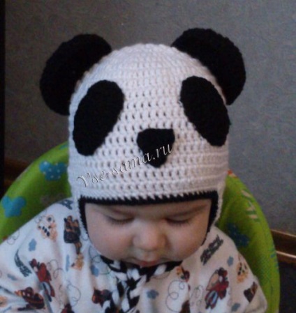 Master-clasă - pălării de tricotat-panda