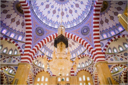 Szív Csecsenföld mecset Groznijban