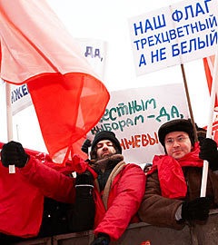 Pe muntele sfânt a trecut 100 mii - anti-portocaliu - rally russia