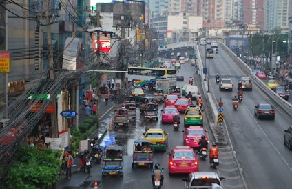 Transportul public în metroul Bangkok, nave, barje, taxiuri și aeroexpress, punct de plecare